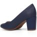 Scarpin Modare Salto Médio Feminino - Marinho