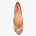 Sapatilha Moleca Laço Matelassê Feminina - Creme