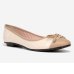 Sapatilha Moleca Laço Matelassê Feminina - Creme
