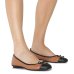 Sapatilha Moleca Laço Matelassê Feminina - Preto e Marrom