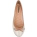 Sapatilha Moleca Bico Redondo Matelassê Feminina - Off White