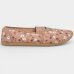 Alpargata Moleca Elastico Floral Feminina - Nude