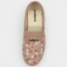 Alpargata Moleca Elastico Floral Feminina - Nude