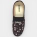 Alpargata Moleca Elastico Floral Feminina - Preto