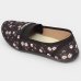 Alpargata Moleca Elastico Floral Feminina - Preto