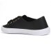Tênis Moleca Básico Feminino - Preto e Branco