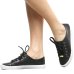 Tênis Moleca Básico Feminino - Preto e Branco