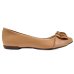 Sapatilha Moleca Adereço Fivela Bico Fino Feminina - Nude