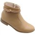 Bota Moleca Nó Cano Baixo Piton Feminina - Caramelo