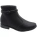 Bota Moleca Nó Cano Baixo Piton Feminina - Preto