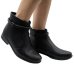 Bota Moleca Nó Cano Baixo Piton Feminina - Preto
