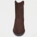 Bota Moleca Cano Curto Feminina - Marrom Escuro