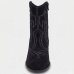 Bota Moleca Cano Curto Feminina - Preto