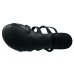 Rasteira Moleca Multi Tiras Feminina - Preto