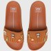 Chinelo Moleca Slide Pins Feminino - Caramelo