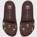 Chinelo Moleca Slide Pins Feminino - Marrom Escuro