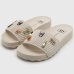 Chinelo Moleca Slide Pins Feminino - Off White