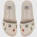 Chinelo Moleca Slide Pins Feminino - Off White