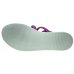 Rasteira Moleca Papete Multi Tiras Bicolor - Violeta e Rosa