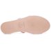 Rasteira Moleca Papete Tira Strass Metalizada - Ouro Rosado