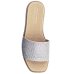Rasteira Moleca Slide Strass Feminino - Branco Off