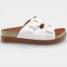 Papete Moleca Tratorada Fivelas Feminina - Off White