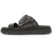 Papete Moleca Plataforma Tratorada Spikes Feminina - Preto