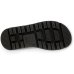 Papete Moleca Plataforma Tratorada Spikes Feminina - Preto