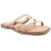Rasteira Moleca Fivela Spikes Feminina - Nude