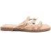 Rasteira Moleca Fivela Spikes Feminina - Nude