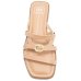 Rasteira Moleca Fivela Spikes Feminina - Nude