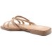 Rasteira Moleca Fivela Spikes Feminina - Nude