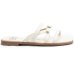Rasteira Moleca Fivela Spikes Feminina - Off White