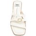 Rasteira Moleca Fivela Spikes Feminina - Off White