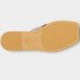 Rasteira Moleca Tira Strass Casual Feminina - Marrom
