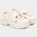 Babuche Moleca Salto Tratorado Pin Feminina - Off White
