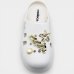 Babuche Moleca Salto Tratorado Pingente Feminina - Off White