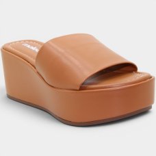 Tamanco Moleca Liso Plataforma Feminino - Nude Tamanco Moleca Liso Plataforma Feminino - Nude