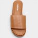 Tamanco Moleca Liso Plataforma Feminino - Nude