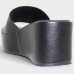 Tamanco Moleca Liso Plataforma Feminino - Preto