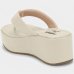 Tamanco Moleca Liso Plataforma Ana Castela Feminino - Branco