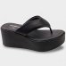 Tamanco Moleca Liso Plataforma Ana Castela Feminino - Preto