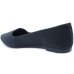 Sapatilha Moleca Slipper Tressê Bico Fino - Preto