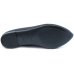 Sapatilha Moleca Slipper Tressê Bico Fino - Preto