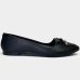 Sapatilha Moleca Bico Fino Detalhe Laço - Preto