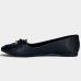 Sapatilha Moleca Bico Fino Detalhe Laço - Preto