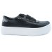 Tênis Moleca Neo Metalizado Feminino - Preto