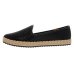 Slip On Moleca Tratorado Lona Losango - Preto