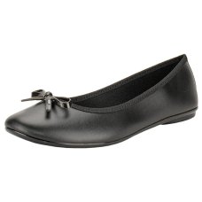 Sapatilha Moleca Laço Fosco Feminina - Preto