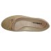 Sapatilha Moleca Laço Napa New Croco - Nude